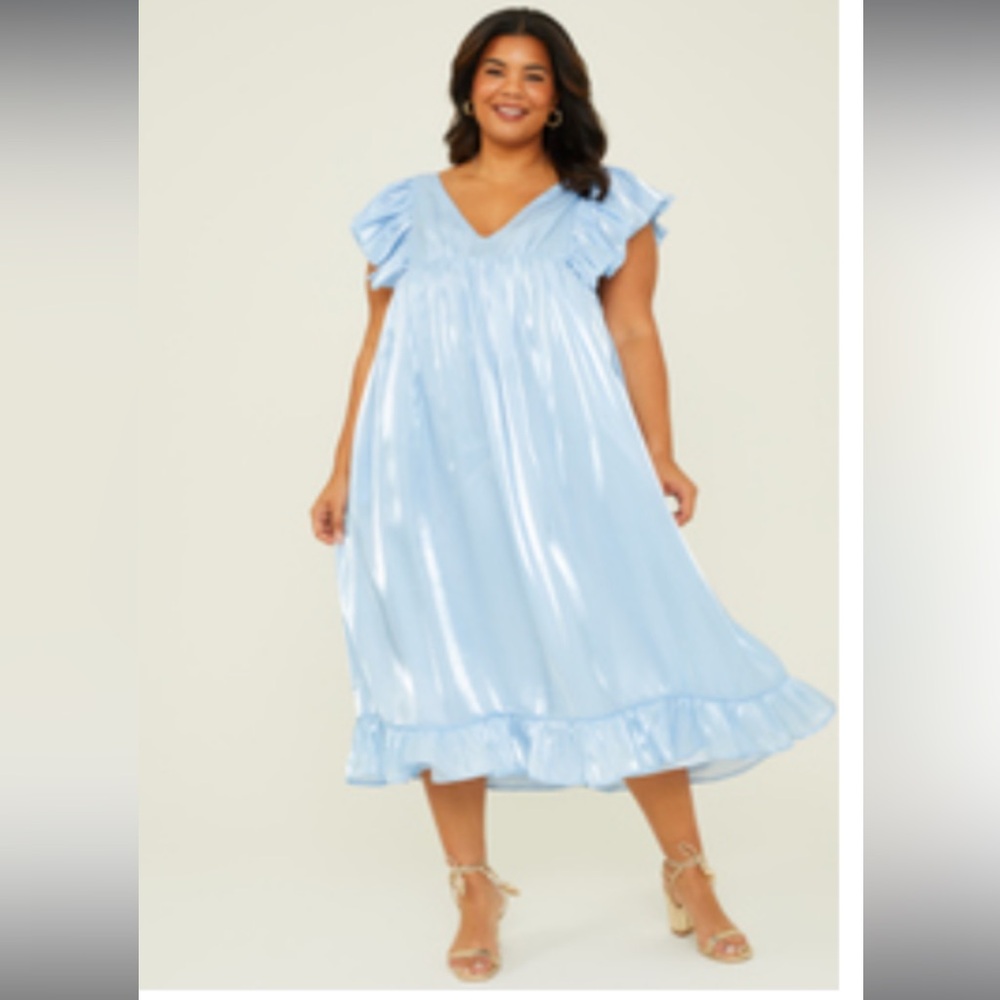 Arula Monica Shimmer Maxi Dress